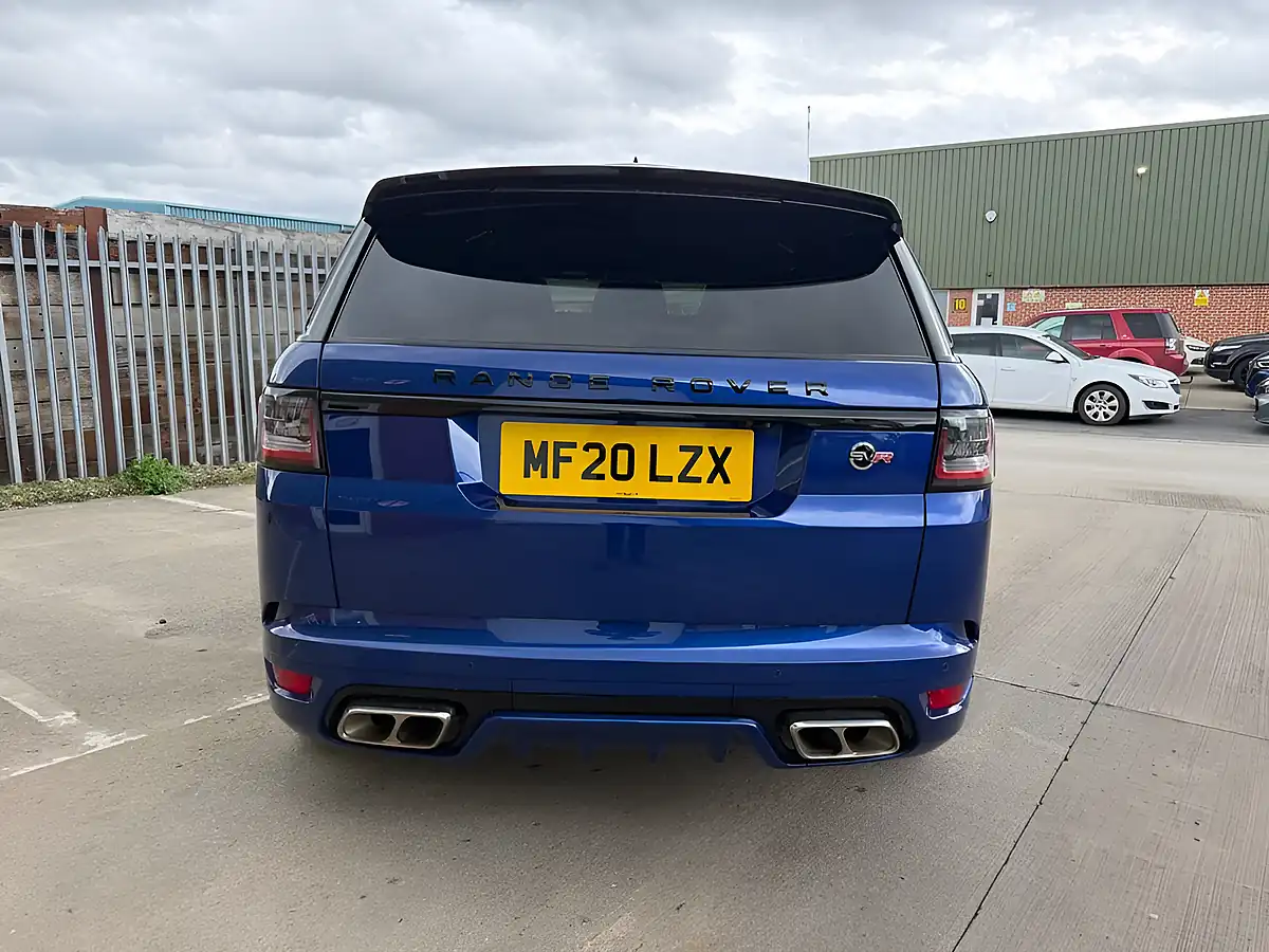 Used 2020 Land Rover Range Rover Sport Svr Blue - Interior and Exterior details 6