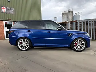 Used 2020 Land Rover Range Rover Sport Svr Blue - Interior and Exterior details 7
