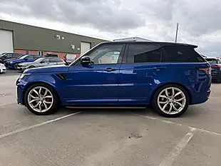 Used 2020 Land Rover Range Rover Sport Svr Blue - Interior and Exterior details 8
