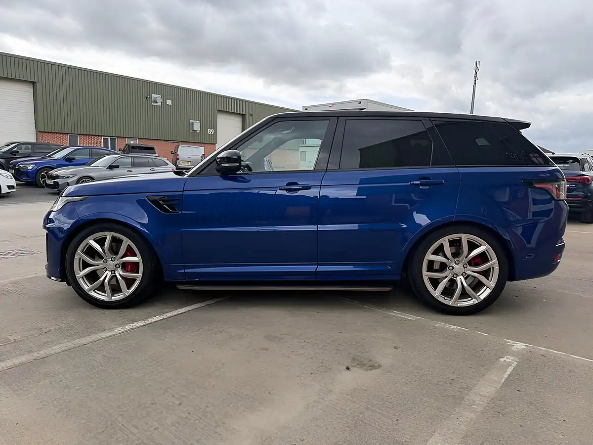 Used 2020 Land Rover Range Rover Sport Svr Blue - Interior and Exterior details 8