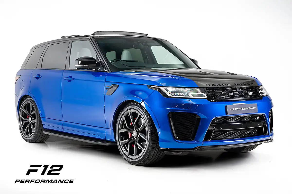 Used 2020 Land Rover Range Rover Sport Svr Blue - Front View