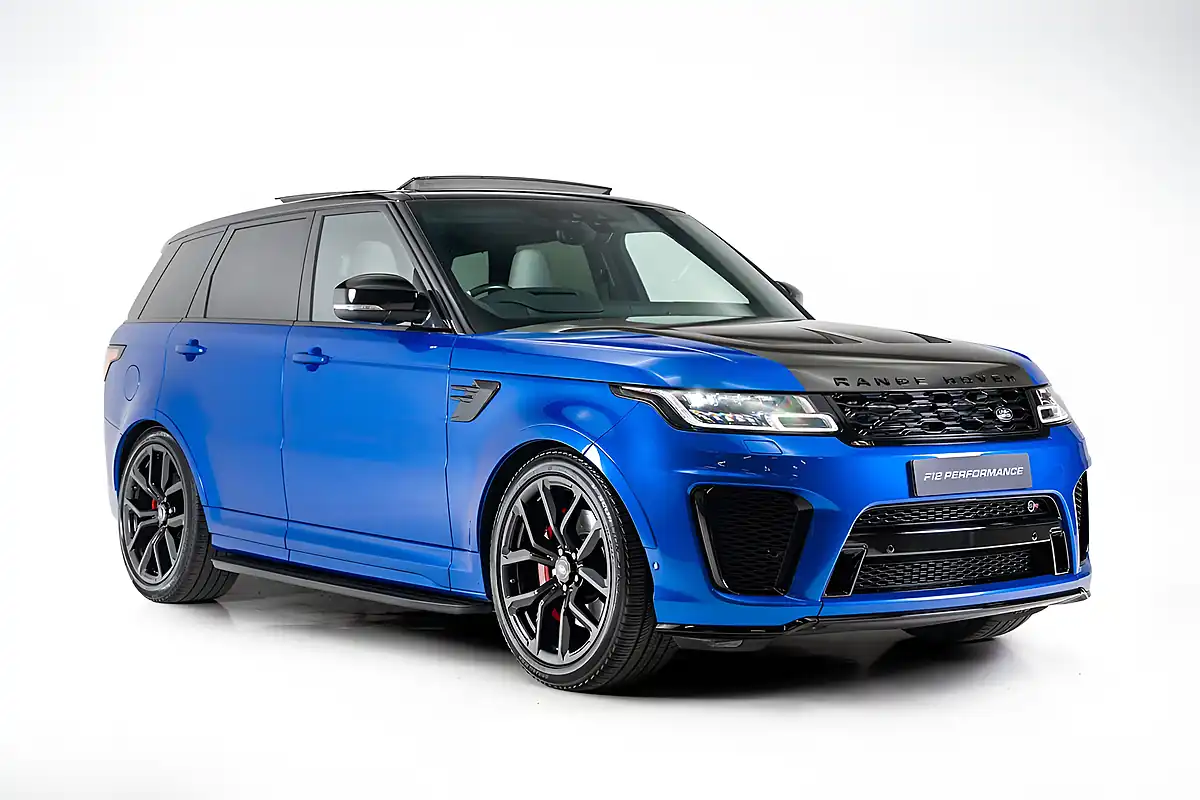 Used 2020 Land Rover Range Rover Sport Svr Blue - Interior and Exterior details 5