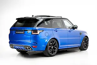 Used 2020 Land Rover Range Rover Sport Svr Blue - Interior and Exterior details 6
