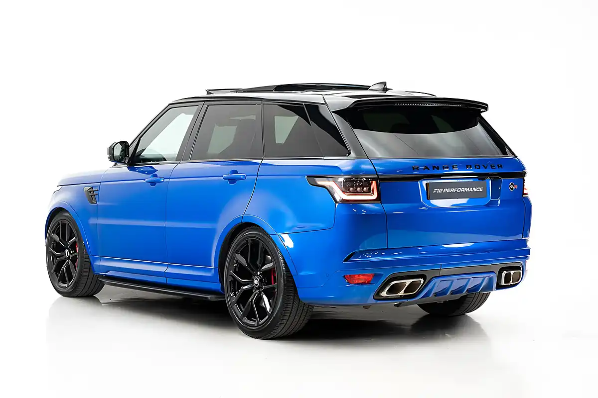Used 2020 Land Rover Range Rover Sport Svr Blue - Interior and Exterior details 7
