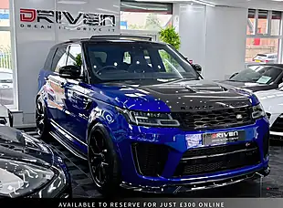 Used 2020 Land Rover Range Rover Sport Svr Blue - Interior and Exterior details 11