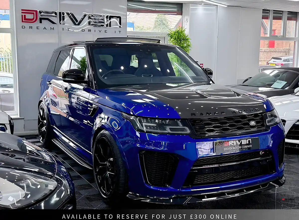 Used 2020 Land Rover Range Rover Sport Svr Blue - Interior and Exterior details 11