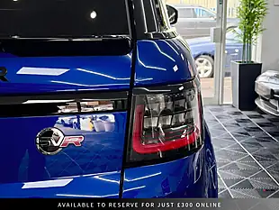Used 2020 Land Rover Range Rover Sport Svr Blue - Interior and Exterior details 12