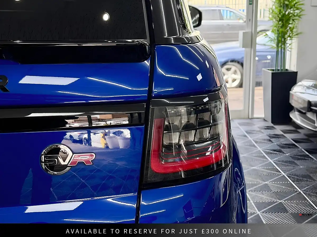 Used 2020 Land Rover Range Rover Sport Svr Blue - Interior and Exterior details 12