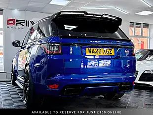Used 2020 Land Rover Range Rover Sport Svr Blue - Interior and Exterior details 13