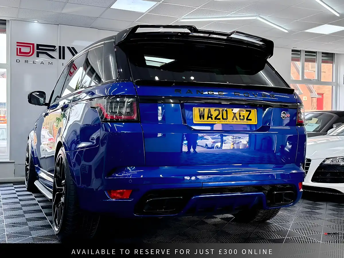 Used 2020 Land Rover Range Rover Sport Svr Blue - Interior and Exterior details 13