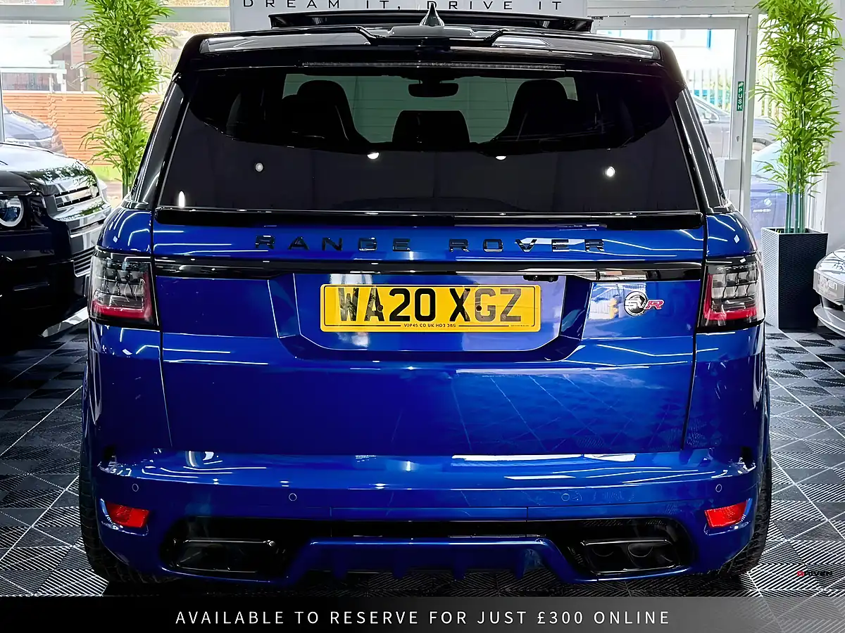 Used 2020 Land Rover Range Rover Sport Svr Blue - Interior and Exterior details 14