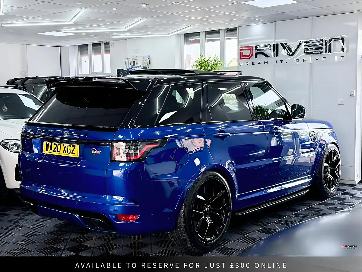 Used 2020 Land Rover Range Rover Sport Svr Blue - Interior and Exterior details 15
