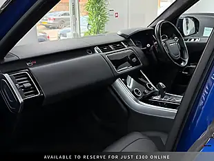 Used 2020 Land Rover Range Rover Sport Svr Blue - Interior and Exterior details 16