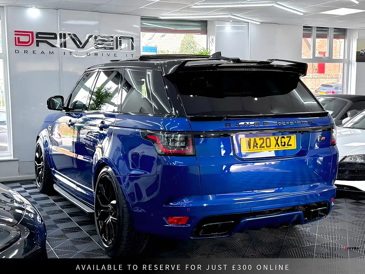 Used 2020 Land Rover Range Rover Sport Svr Blue - Interior and Exterior details 2