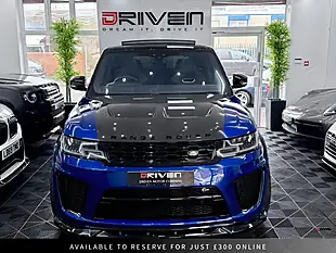 Used 2020 Land Rover Range Rover Sport Svr Blue - Interior and Exterior details 3