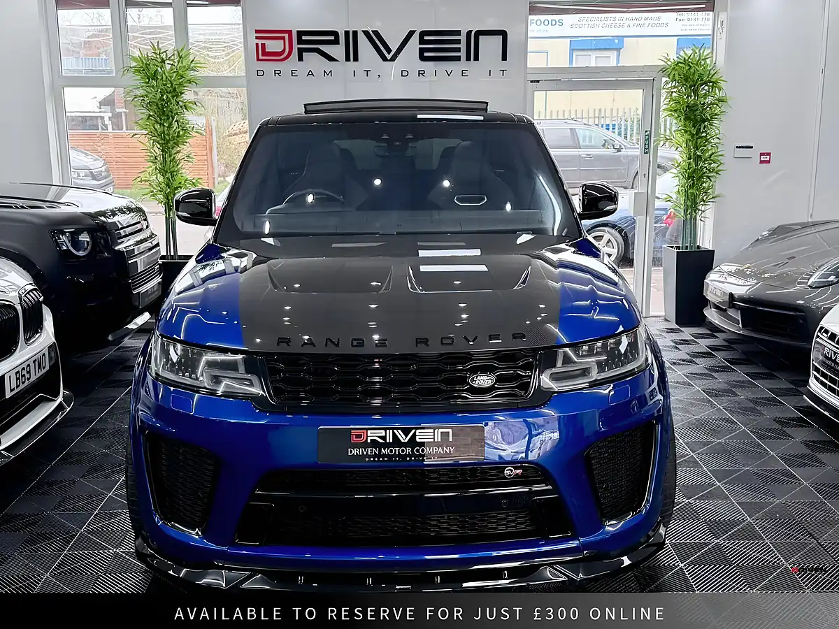 Used 2020 Land Rover Range Rover Sport Svr Blue - Interior and Exterior details 3