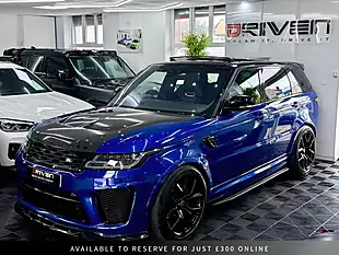 Used 2020 Land Rover Range Rover Sport Svr Blue - Interior and Exterior details 5