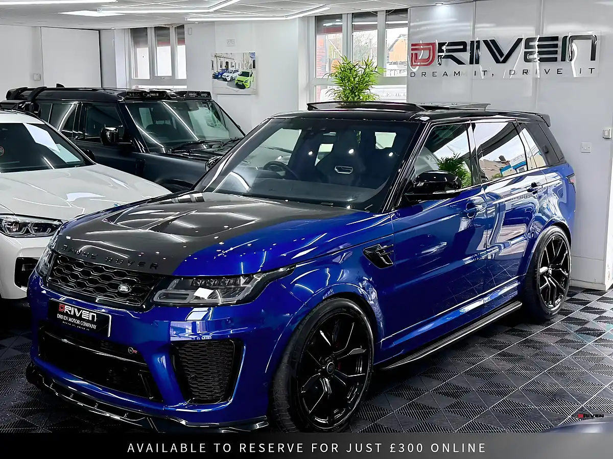 Used 2020 Land Rover Range Rover Sport Svr Blue - Interior and Exterior details 5