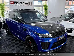 Used 2020 Land Rover Range Rover Sport Svr Blue - Interior and Exterior details 6