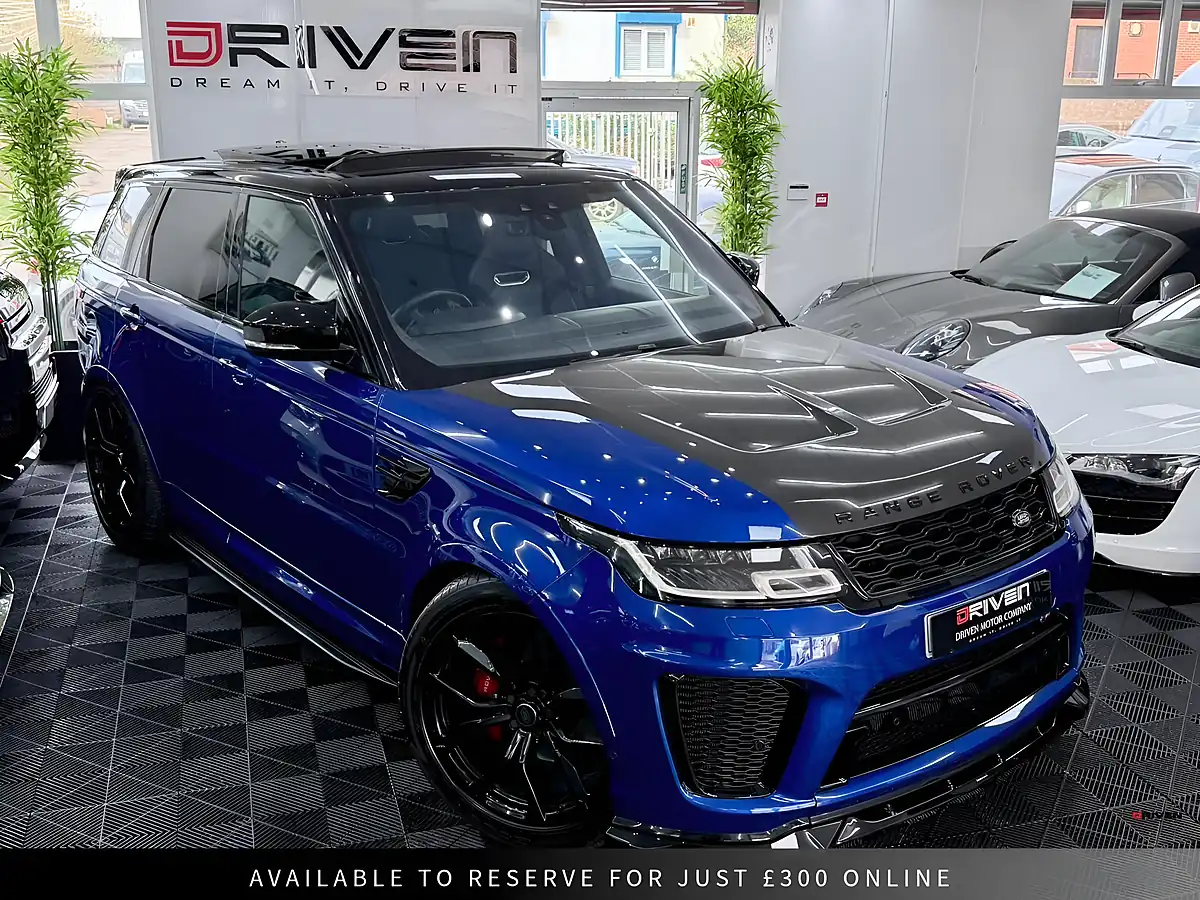Used 2020 Land Rover Range Rover Sport Svr Blue - Interior and Exterior details 6