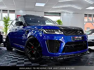 Used 2020 Land Rover Range Rover Sport Svr Blue - Interior and Exterior details 7
