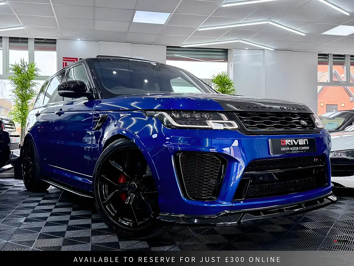 Used 2020 Land Rover Range Rover Sport Svr Blue - Interior and Exterior details 7