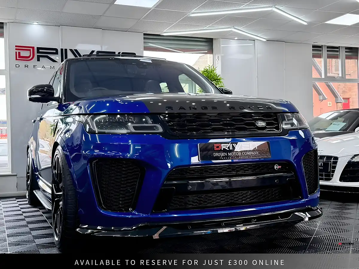 Used 2020 Land Rover Range Rover Sport Svr Blue - Interior and Exterior details 9