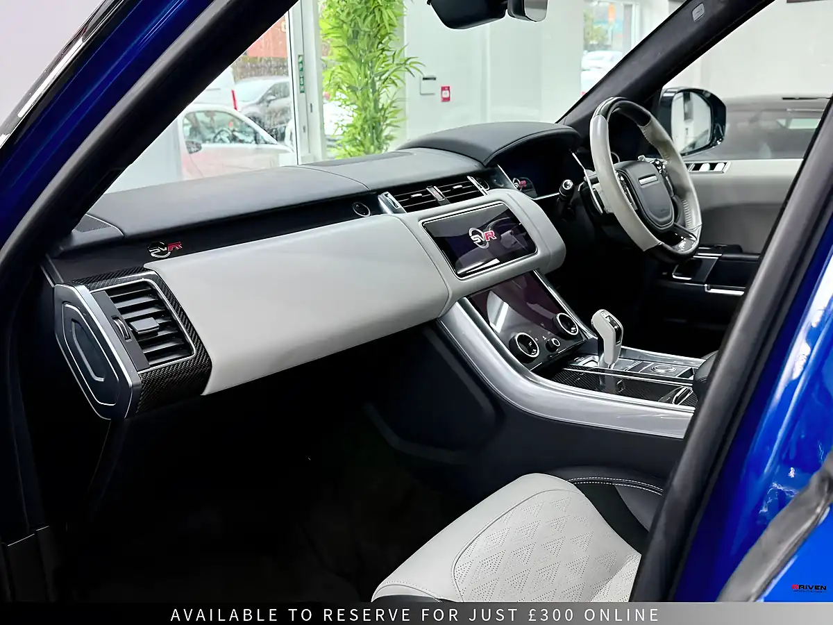 Used 2020 Land Rover Range Rover Sport Svr Blue - Interior and Exterior details 10