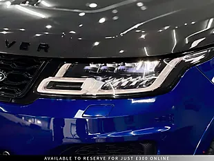 Used 2020 Land Rover Range Rover Sport Svr Blue - Interior and Exterior details 16