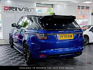 Used 2020 Land Rover Range Rover Sport Svr Blue - Interior and Exterior details 2