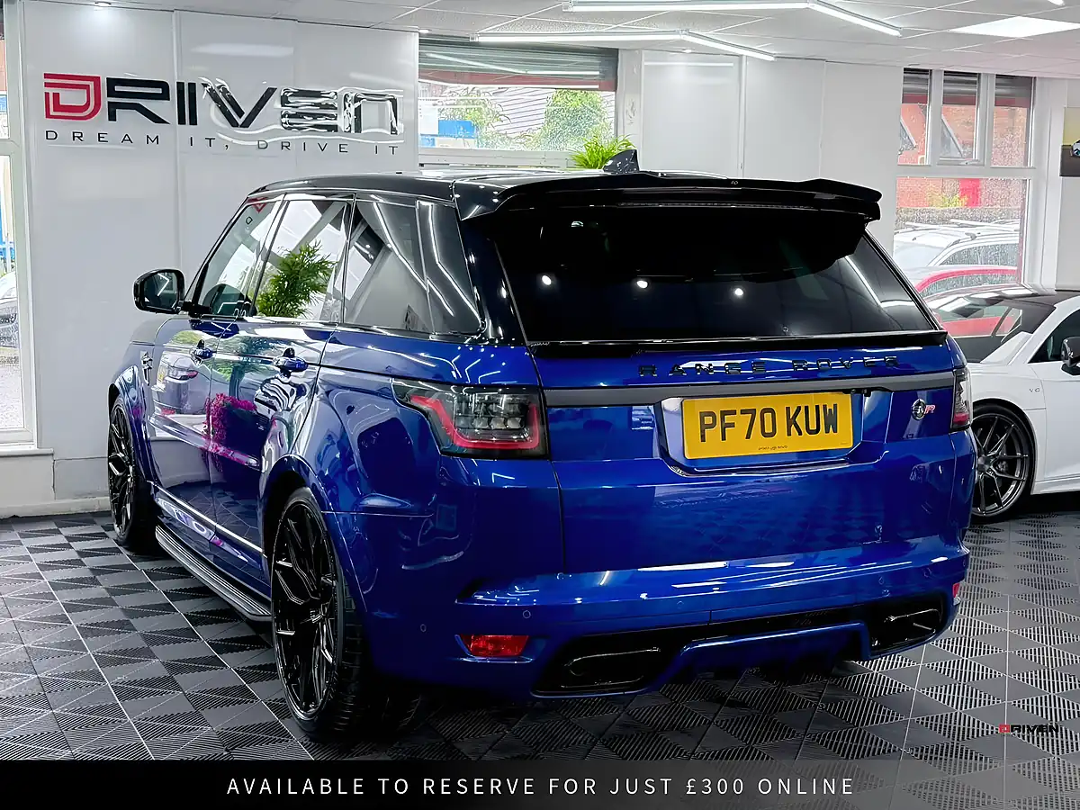 Used 2020 Land Rover Range Rover Sport Svr Blue - Interior and Exterior details 2