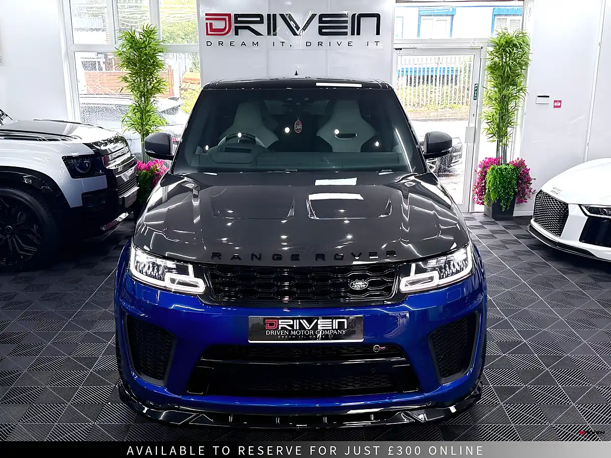 Used 2020 Land Rover Range Rover Sport Svr Blue - Interior and Exterior details 3