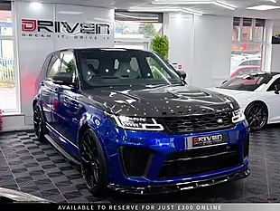 Used 2020 Land Rover Range Rover Sport Svr Blue - Interior and Exterior details 7