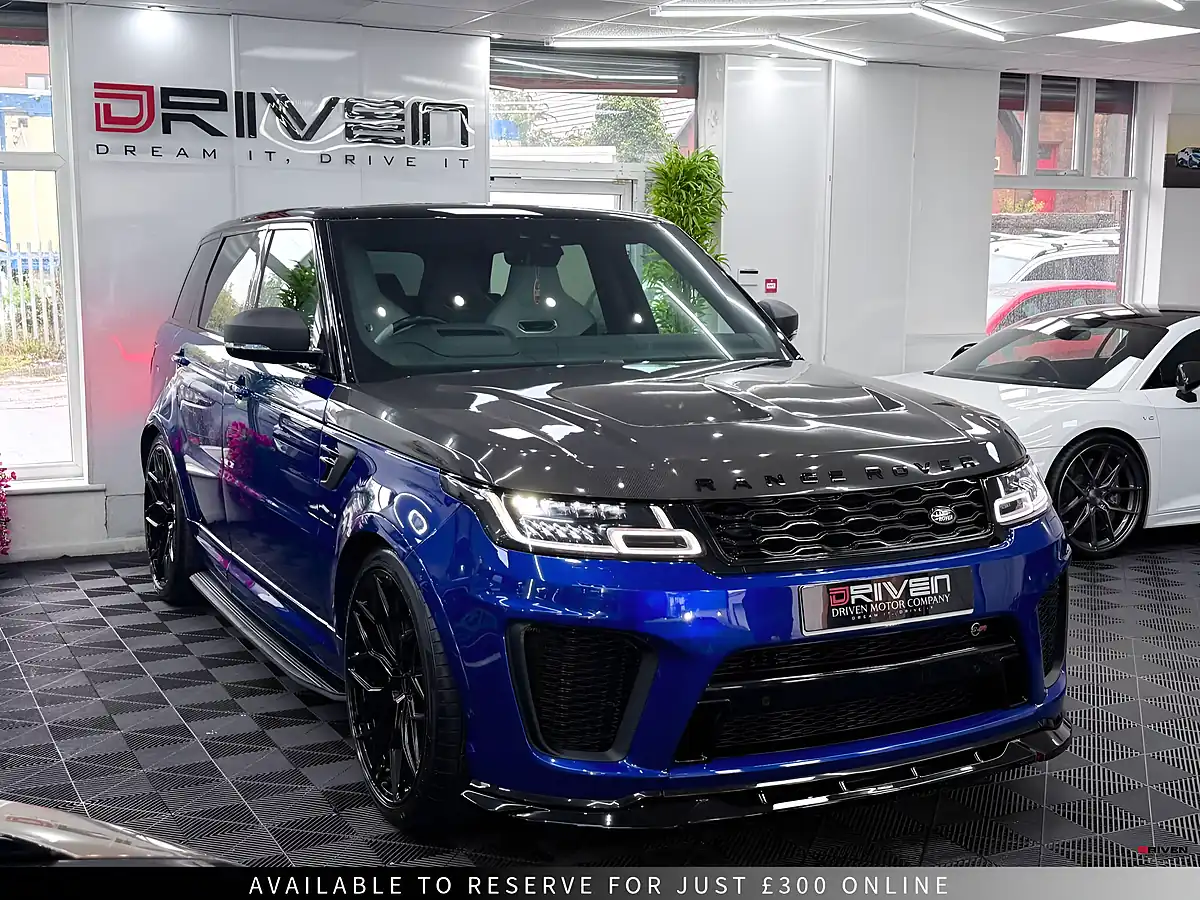 Used 2020 Land Rover Range Rover Sport Svr Blue - Interior and Exterior details 7
