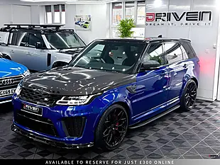 Used 2020 Land Rover Range Rover Sport Svr Blue - Interior and Exterior details 8