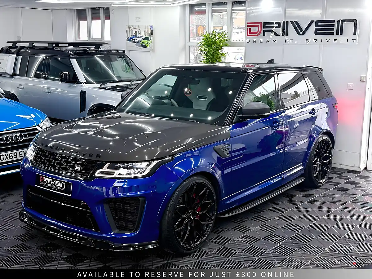 Used 2020 Land Rover Range Rover Sport Svr Blue - Interior and Exterior details 8