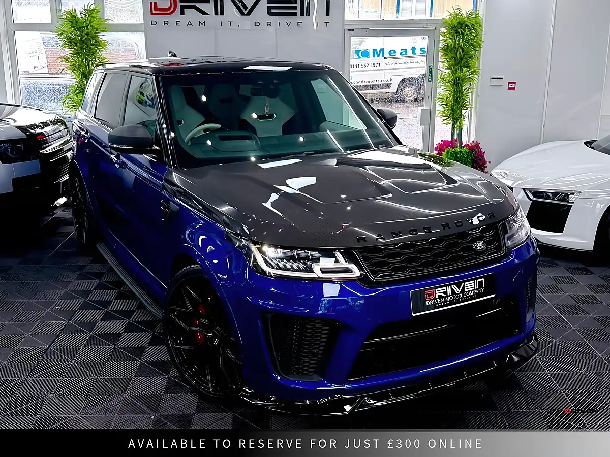 Used 2020 Land Rover Range Rover Sport Svr Blue - Interior and Exterior details 9