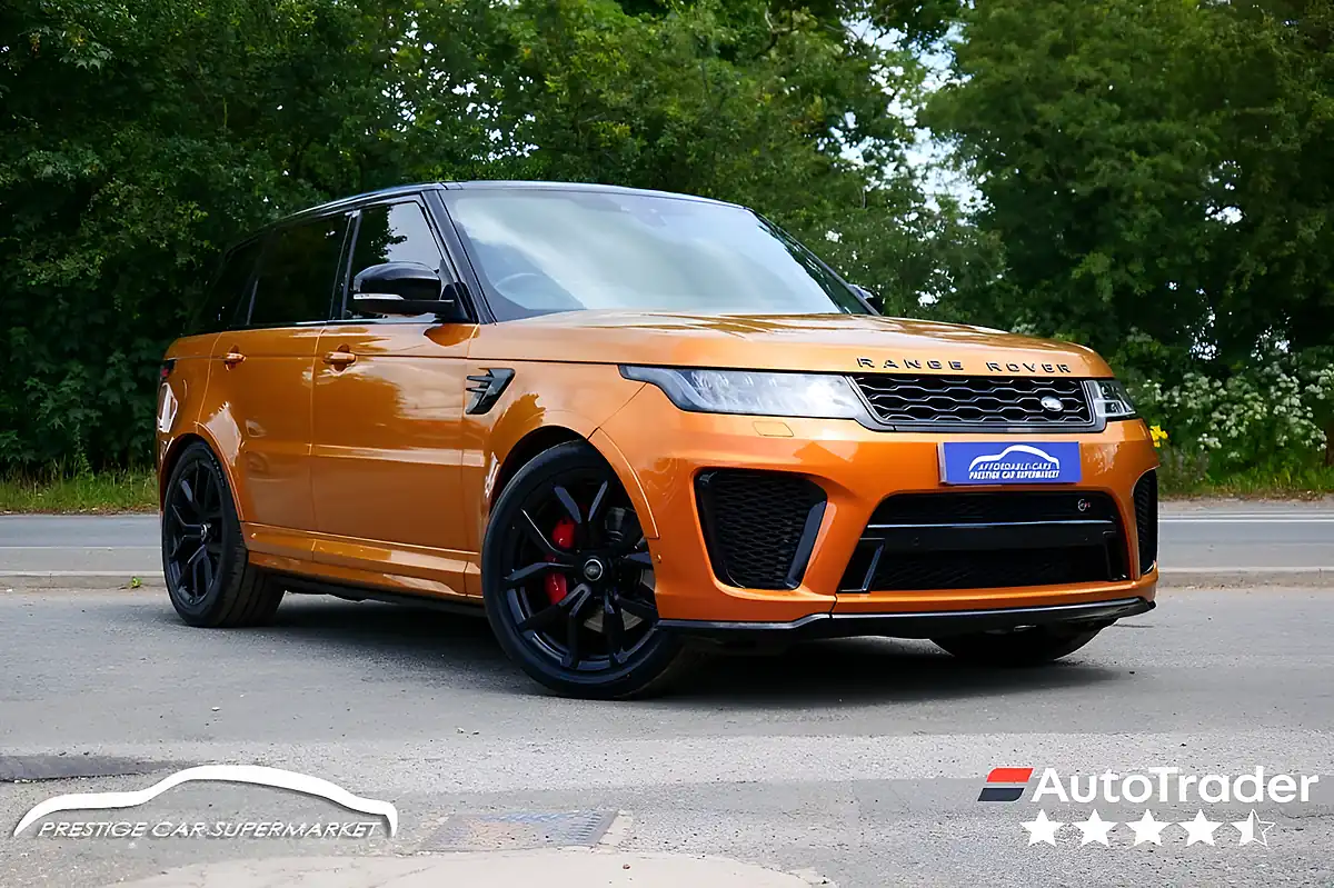 Used 2020 Land Rover Range Rover Sport Svr Orange - Front View
