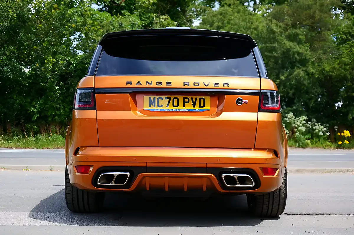 Used 2020 Land Rover Range Rover Sport Svr Orange - Interior and Exterior details 5