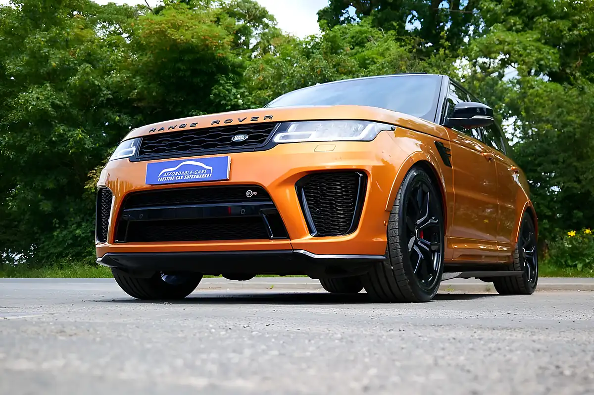 Used 2020 Land Rover Range Rover Sport Svr Orange - Interior and Exterior details 6