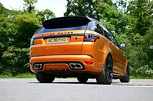 Used 2020 Land Rover Range Rover Sport Svr Orange - Interior and Exterior details 7