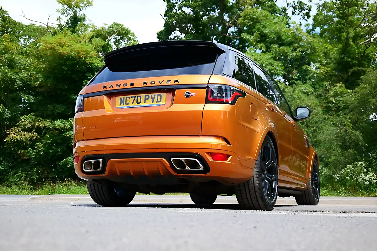 Used 2020 Land Rover Range Rover Sport Svr Orange - Interior and Exterior details 7