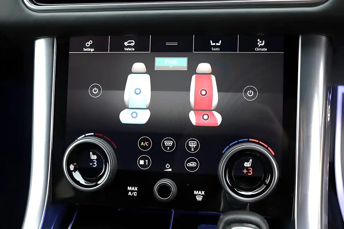 Used 2020 Land Rover Range Rover Sport Svr Svo Premium Palette Black - Interior and Exterior details 15