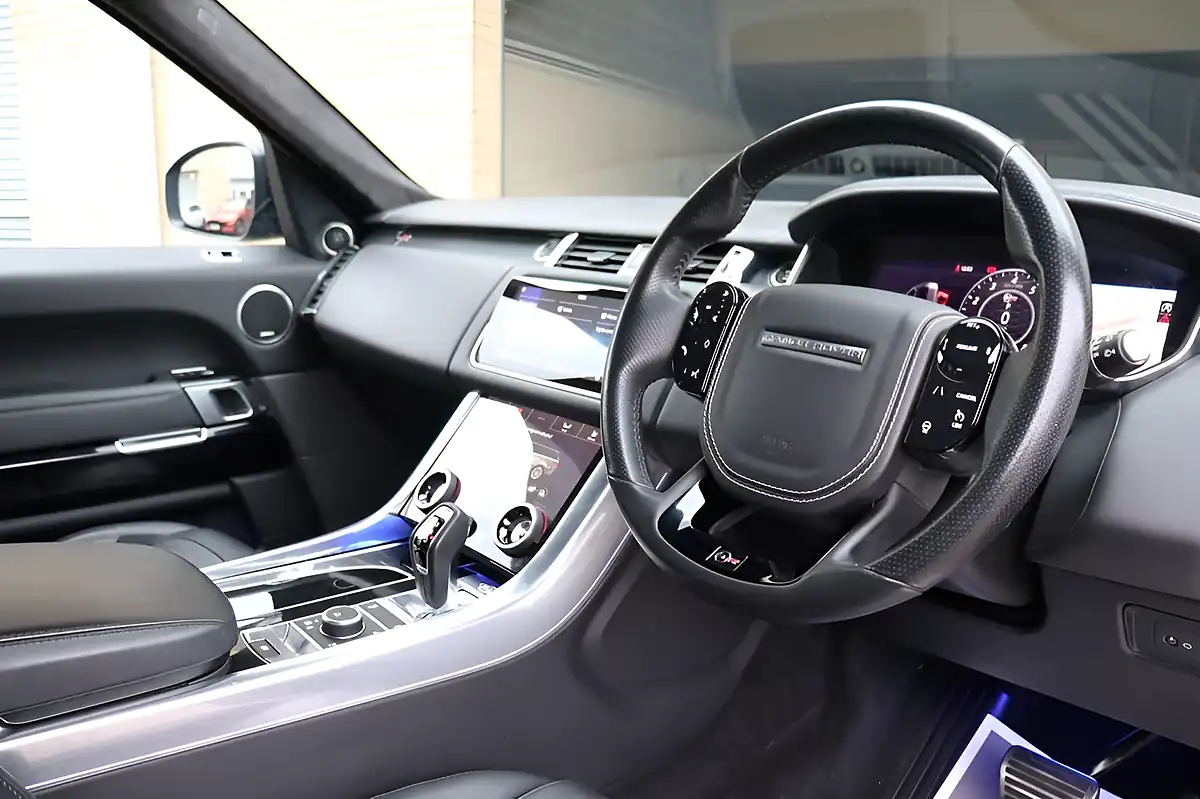 Used 2020 Land Rover Range Rover Sport Svr Svo Premium Palette Black - Interior and Exterior details 2
