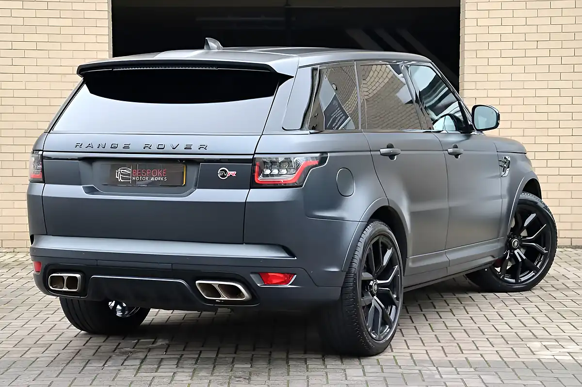 Used 2020 Land Rover Range Rover Sport Svr Svo Premium Palette Black - Interior and Exterior details 3