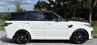 Used 2020 Land Rover Range Rover Sport Svr White - Interior and Exterior details 2