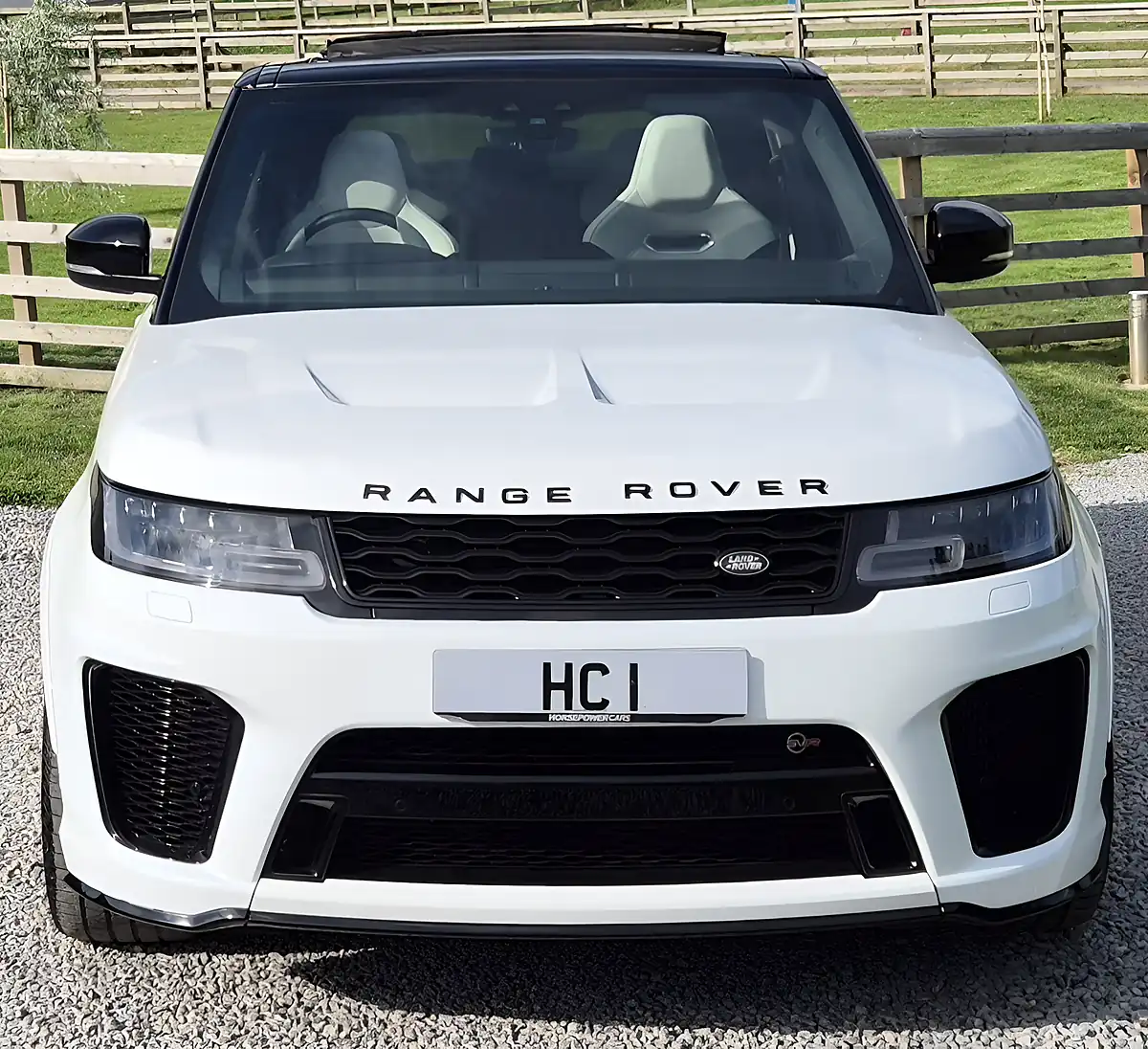 Used 2020 Land Rover Range Rover Sport Svr White - Interior and Exterior details 3