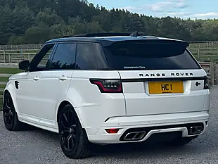 Used 2020 Land Rover Range Rover Sport Svr White - Interior and Exterior details 5