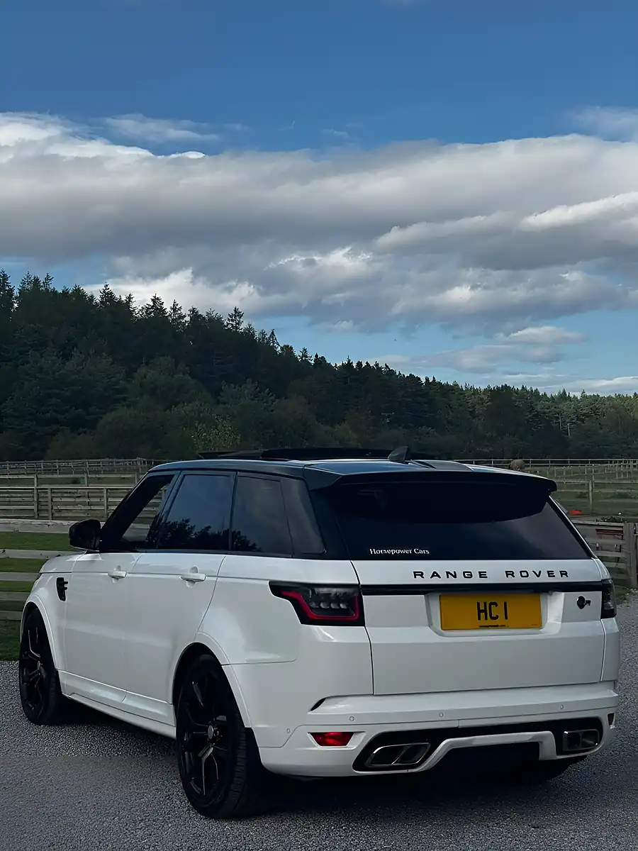 Used 2020 Land Rover Range Rover Sport Svr White - Interior and Exterior details 6