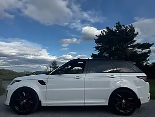 Used 2020 Land Rover Range Rover Sport Svr White - Interior and Exterior details 8